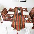 Folk Style Cotton Place Mat Table Runner Tablecloth Hotel Bed Runner Home Table Decoration Runners # 32*180cm. 